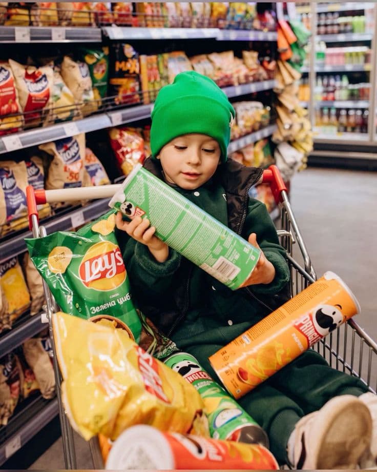 criança e ultraprocessao