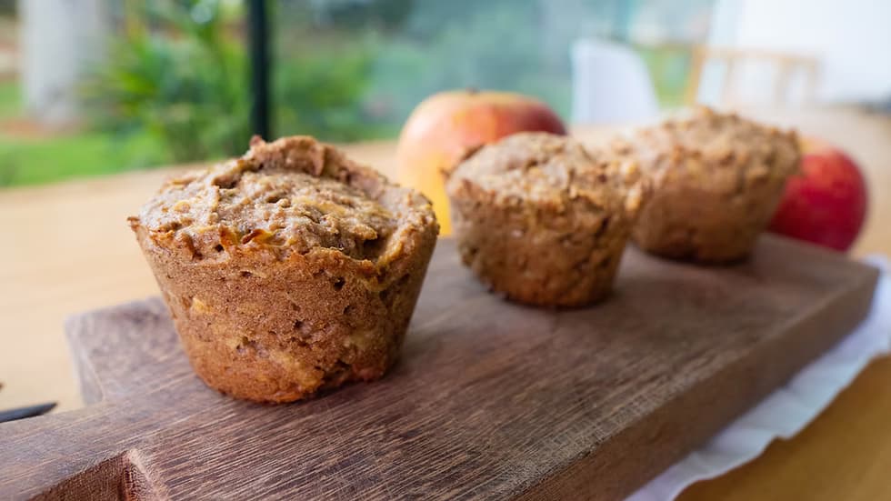 Muffin de maçã